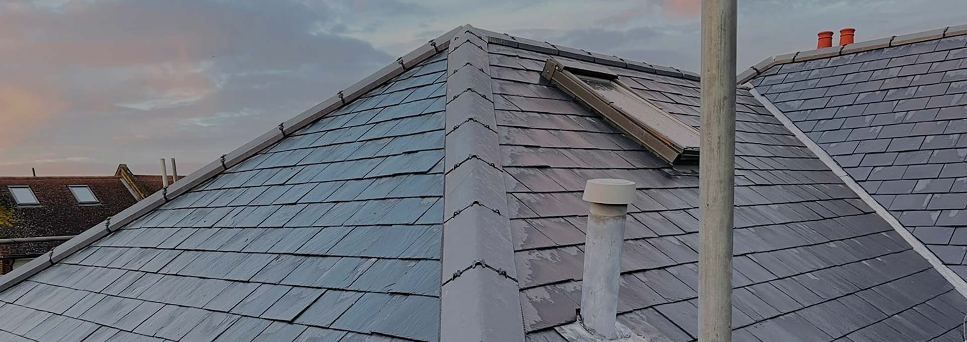 Roofline and ridge tiles